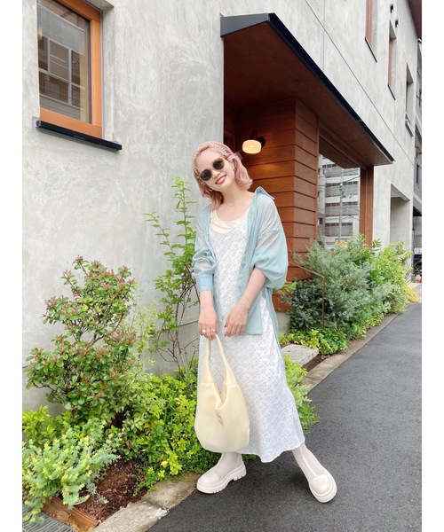 JUMELLE（ジュメロ）の「フラワーキャミワンピース（ワンピース・レディース・ピンク/ブルー・FREE）」の15枚目の写真