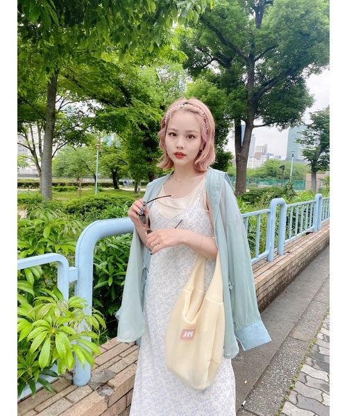 JUMELLE（ジュメロ）の「フラワーキャミワンピース（ワンピース・レディース・ピンク/ブルー・FREE）」の18枚目の写真