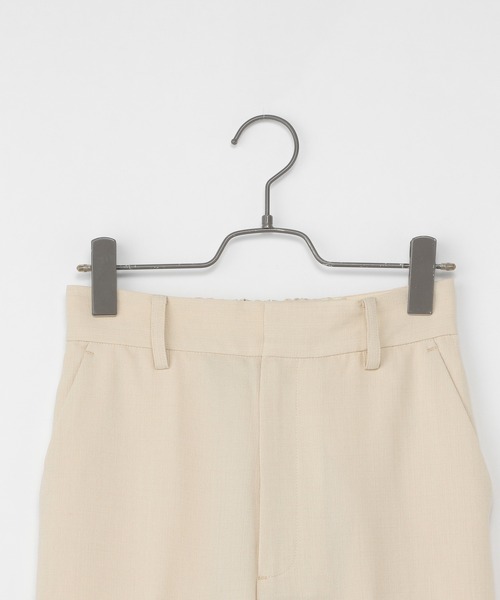 Heather(ヘザー)の「スリムフィットリネンライクフレアパンツ【SETUP対応】 959767(スラックス・レディース・ライトベージュ/サックスブルー/ピンク・S/M)」の5枚目の写真