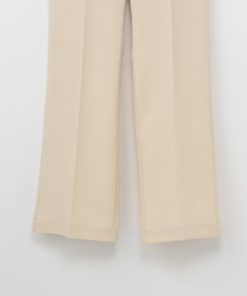 Heather(ヘザー)の「スリムフィットリネンライクフレアパンツ【SETUP対応】 959767(スラックス・レディース・ライトベージュ/サックスブルー/ピンク・S/M)」の7枚目の写真