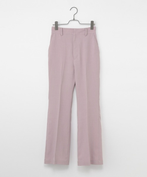 Heather(ヘザー)の「スリムフィットリネンライクフレアパンツ【SETUP対応】 959767(スラックス・レディース・ライトベージュ/サックスブルー/ピンク・S/M)」の20枚目の写真