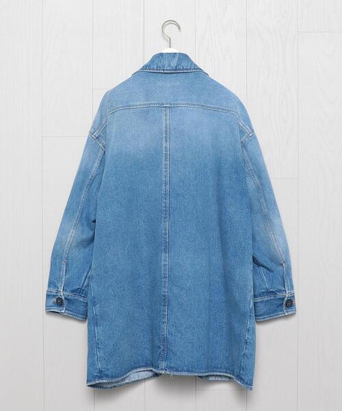 BEAUTY&YOUTH UNITED ARROWS(ビューティーアンドユースユナイテッドアローズ)の「<MM6 Maison Margiela>DENIM JACKET/ジャケット.(デニムジャケット・レディース・ライトブルー・SMALL)」の6枚目の写真