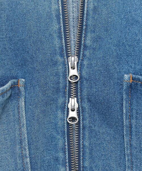 BEAUTY&YOUTH UNITED ARROWS(ビューティーアンドユースユナイテッドアローズ)の「<MM6 Maison Margiela>DENIM JACKET/ジャケット.(デニムジャケット・レディース・ライトブルー・SMALL)」の11枚目の写真