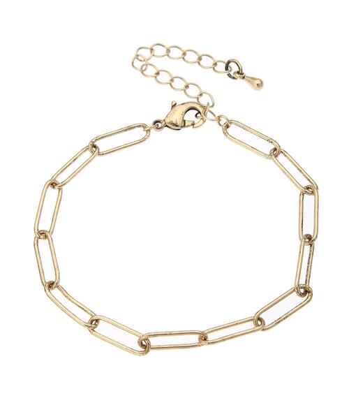 CRAFT STANDARD BOUTIQUE（クラフトスタンダードブティック）の「シンプルチェーンブレスレット　＊（ブレスレット・レディース・ゴールド・FREE）」の2枚目の写真