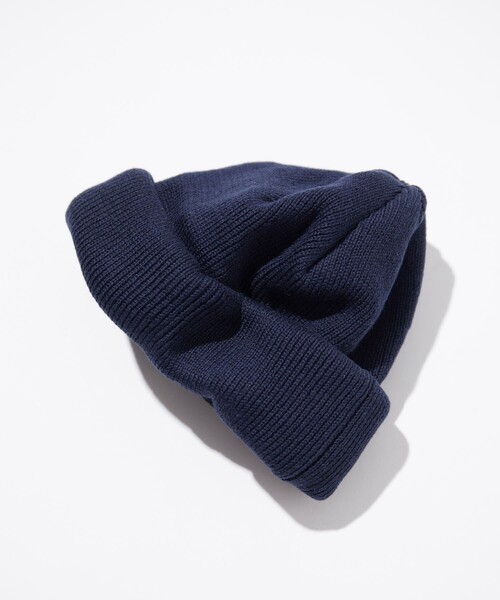 CHUMS（チャムス）の「CHUMS/チャムス 別注 BOOBY LOGO ROLL KINT CAP/ブービーロゴ ロールニットキャップ（ニットキャップ/ビーニー・メンズ・ブラック/ネイビー/グレー・ﾌﾘ-）」の8枚目の写真