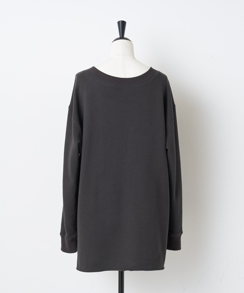 BEARDSLEY（ビアズリー）の「デコルテトレーナー（Tシャツ/カットソー・レディース・グレー/ホワイト・FREE）」の17枚目の写真