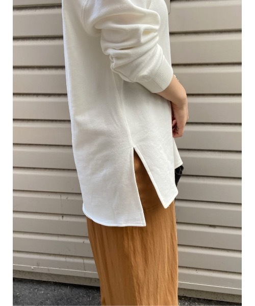 BEARDSLEY（ビアズリー）の「デコルテトレーナー（Tシャツ/カットソー・レディース・グレー/ホワイト・FREE）」の7枚目の写真