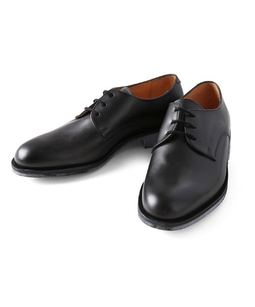 MILITARY（ミリタリー）の「実物 新品 フランス軍 TORTORA社製 レザー オフィサーシューズ（ドレスシューズ・メンズ・ブラック・42.5）」の3枚目の写真