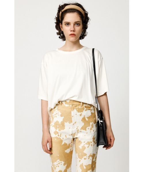 SLY(スライ)の「OVER SIZE SLIT T/SH オーバーサイズスリット Tシャツ(Tシャツ/カットソー・レディース・ホワイト/ブラック/ベージュ/グリーン・FREE)」の14枚目の写真