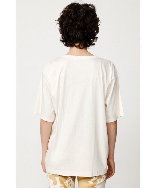 SLY(スライ)の「OVER SIZE SLIT T/SH オーバーサイズスリット Tシャツ(Tシャツ/カットソー・レディース・ホワイト/ブラック/ベージュ/グリーン・FREE)」の20枚目の写真