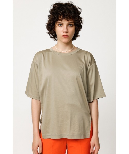 SLY(スライ)の「OVER SIZE SLIT T/SH オーバーサイズスリット Tシャツ(Tシャツ/カットソー・レディース・ホワイト/ブラック/ベージュ/グリーン・FREE)」の21枚目の写真