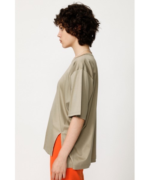 SLY(スライ)の「OVER SIZE SLIT T/SH オーバーサイズスリット Tシャツ(Tシャツ/カットソー・レディース・ホワイト/ブラック/ベージュ/グリーン・FREE)」の18枚目の写真