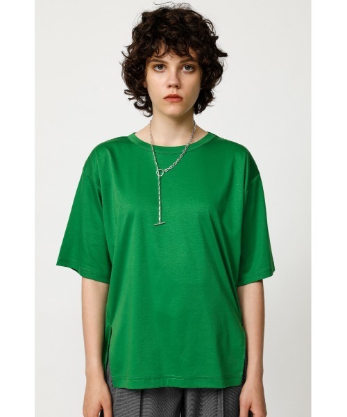 SLY(スライ)の「OVER SIZE SLIT T/SH オーバーサイズスリット Tシャツ(Tシャツ/カットソー・レディース・ホワイト/ブラック/ベージュ/グリーン・FREE)」の10枚目の写真