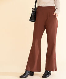 Ray BEAMS | Ray BEAMS / ジップ スリット フレア パンツ(その他パンツ)