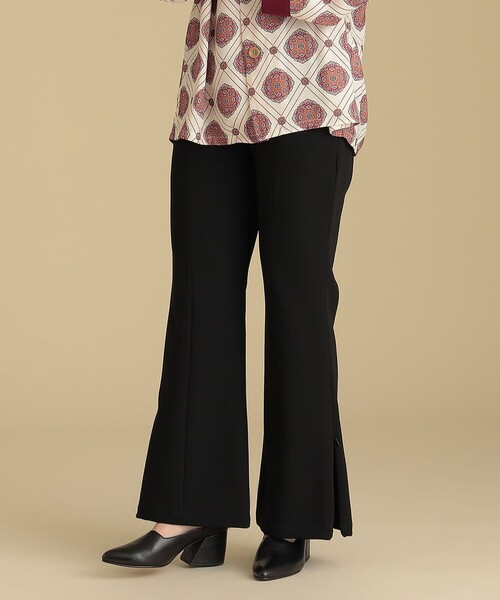 Ray BEAMS（レイビームス）の「Ray BEAMS / ジップ スリット フレア パンツ（その他パンツ・レディース・ブラック/ロイヤルブルー/ダークブラウン/オレンジ/グリーン/グリーン系その他4・1/0）」の16枚目の写真