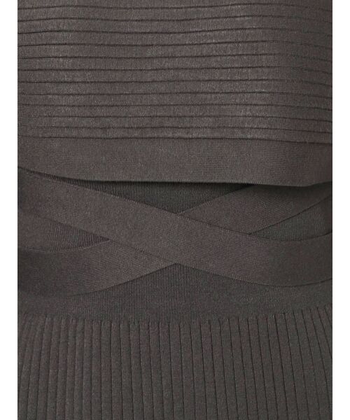 LAGUNAMOON（ラグナムーン）の「ボレロカーデニットワンピース（ワンピース・レディース・チャコールグレー/パープル/アイボリー・SMALL/MEDIUM）」の8枚目の写真