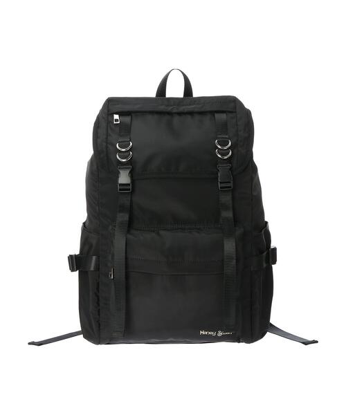 Honey Salon（ハニーサロン）の「ロングベルトビッグリュック（バックパック/リュック・レディース・ライトベージュ/ブラック・FREE）」の13枚目の写真