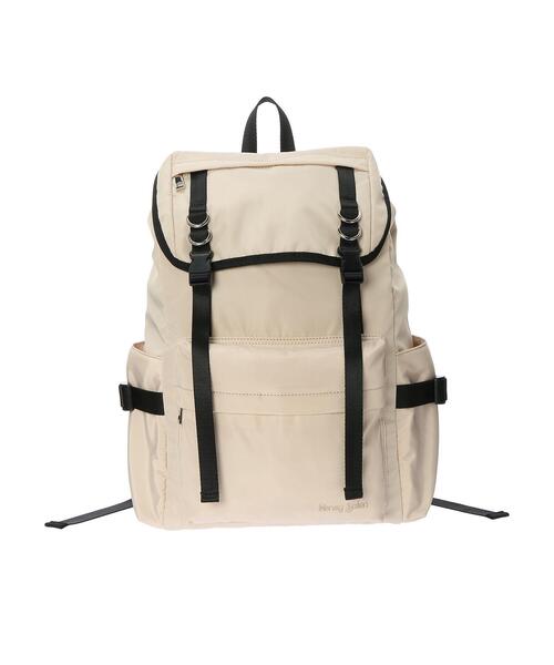 Honey Salon（ハニーサロン）の「ロングベルトビッグリュック（バックパック/リュック・レディース・ライトベージュ/ブラック・FREE）」の14枚目の写真