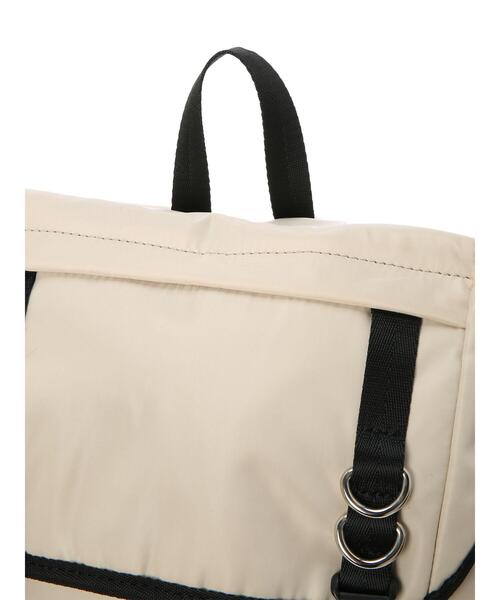 Honey Salon（ハニーサロン）の「ロングベルトビッグリュック（バックパック/リュック・レディース・ライトベージュ/ブラック・FREE）」の16枚目の写真