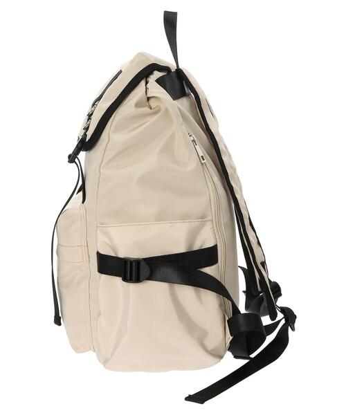 Honey Salon（ハニーサロン）の「ロングベルトビッグリュック（バックパック/リュック・レディース・ライトベージュ/ブラック・FREE）」の18枚目の写真