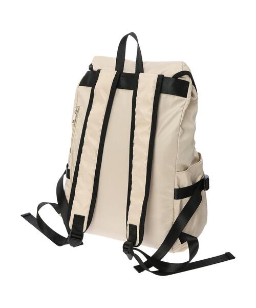 Honey Salon（ハニーサロン）の「ロングベルトビッグリュック（バックパック/リュック・レディース・ライトベージュ/ブラック・FREE）」の20枚目の写真
