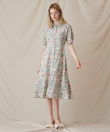 ブランド古着 Supreme La La シュープリームララのシャツワンピース 花柄 ボタニカル柄 古着通販 Zozoused