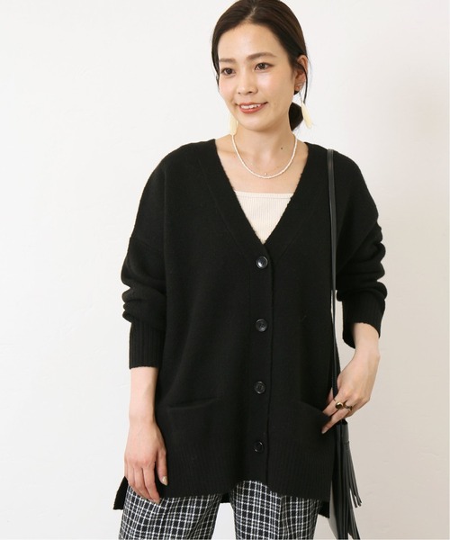 Simplicite（サンプリシテ）の「ウール混スムース編みカーディガン◆（カーディガン/ボレロ・レディース・ホワイト/ブラック/ベージュ・FREE）」の21枚目の写真