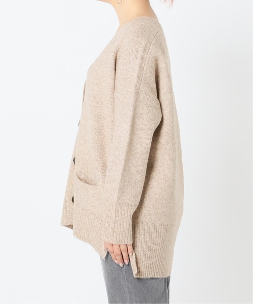 Simplicite（サンプリシテ）の「ウール混スムース編みカーディガン◆（カーディガン/ボレロ・レディース・ホワイト/ブラック/ベージュ・FREE）」の13枚目の写真