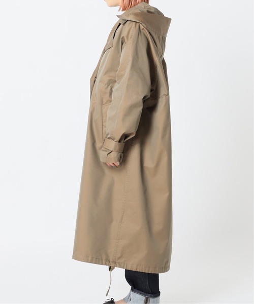 JOINT WORKS（ジョイントワークス）の「J-シャンブレーギャバフードトレンチコート（トレンチコート・レディース・ベージュ/ネイビー・FREE）」の11枚目の写真