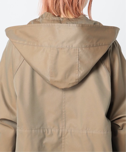JOINT WORKS（ジョイントワークス）の「J-シャンブレーギャバフードトレンチコート（トレンチコート・レディース・ベージュ/ネイビー・FREE）」の21枚目の写真