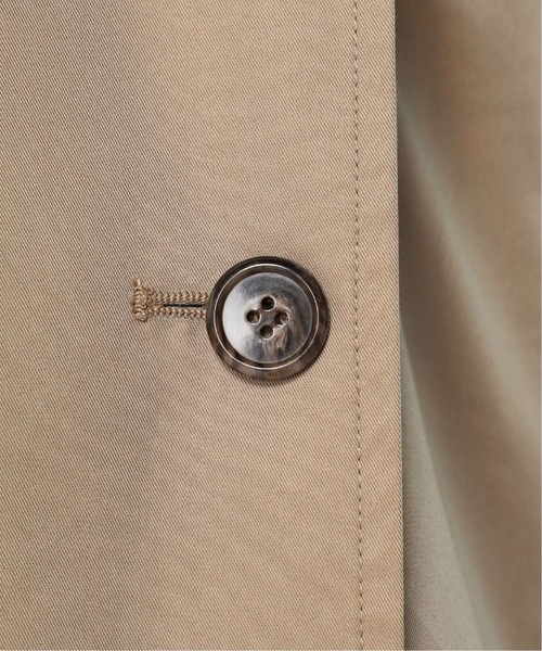 JOINT WORKS（ジョイントワークス）の「J-シャンブレーギャバフードトレンチコート（トレンチコート・レディース・ベージュ/ネイビー・FREE）」の12枚目の写真