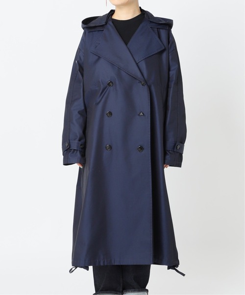 JOINT WORKS（ジョイントワークス）の「J-シャンブレーギャバフードトレンチコート（トレンチコート・レディース・ベージュ/ネイビー・FREE）」の13枚目の写真