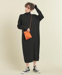 BEAUTY&YOUTH UNITED ARROWS | BY タートルネックニットワンピース -ウォッシャブル- ∴(ワンピース)