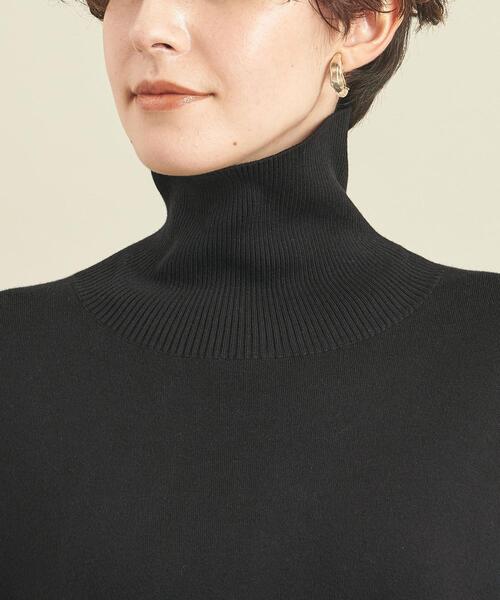 BEAUTY&YOUTH UNITED ARROWS（ビューティーアンドユースユナイテッドアローズ）の「BY タートルネックニットワンピース -ウォッシャブル- ∴（ワンピース・レディース・ブラック/モカ/ナチュラル・S/M）」の15枚目の写真