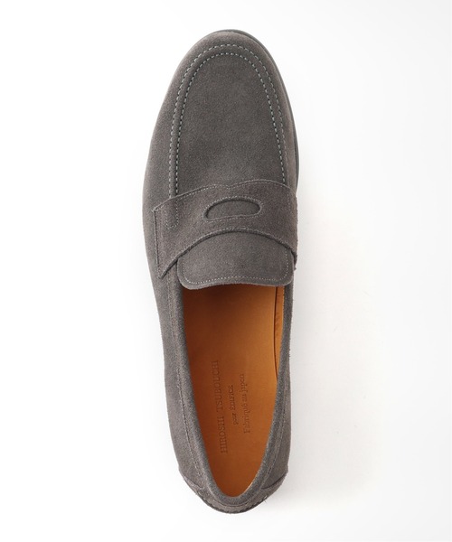 HIROSHI TSUBOUCHI（ヒロシツボウチ）の「【HIROSHI TSUBOUCHI】別注 コインローファー(ラバーソール)（その他シューズ・メンズ・チャコールグレー/ブラウン・9/XX-SMALL/7）」の3枚目の写真