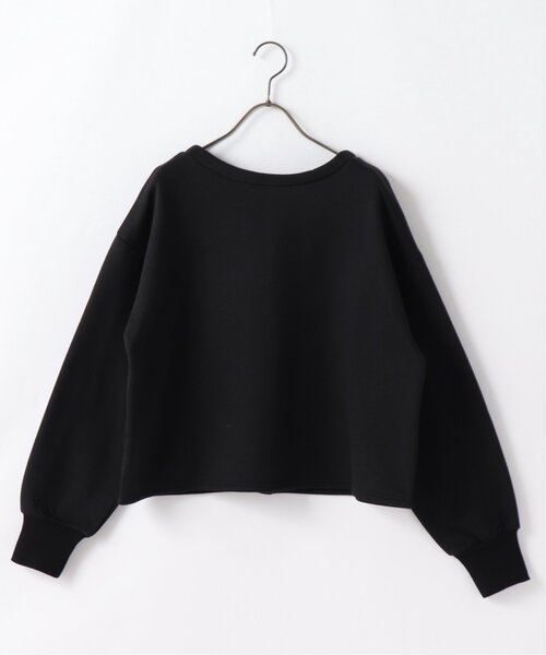 frames RAY CASSIN（フレームスレイカズン）の「【WEB限定】前後2WAY裏起毛ショートカーデ（カーディガン/ボレロ・レディース・ブラック/グリーン/杢グレー/ピンク・FREE）」の13枚目の写真