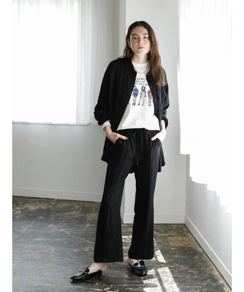 koe（コエ）の「フラップポケットシャツチュニック＊（シャツ/ブラウス・レディース・ライトグレー/ブラック/カーキ/ピンク・FREE）」の12枚目の写真