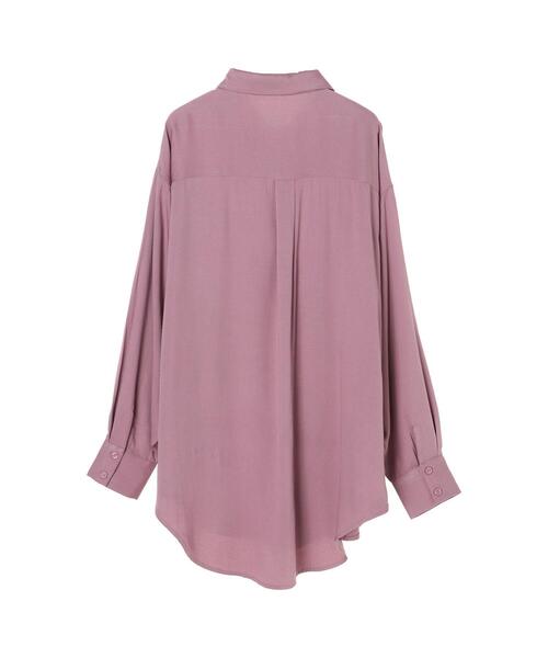 koe（コエ）の「フラップポケットシャツチュニック＊（シャツ/ブラウス・レディース・ライトグレー/ブラック/カーキ/ピンク・FREE）」の20枚目の写真