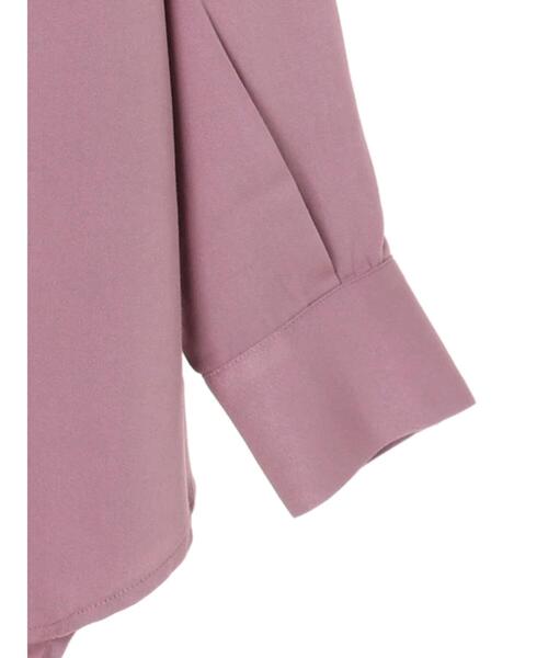 koe（コエ）の「フラップポケットシャツチュニック＊（シャツ/ブラウス・レディース・ライトグレー/ブラック/カーキ/ピンク・FREE）」の22枚目の写真