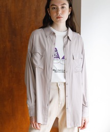 koe | フラップポケットシャツチュニック＊(シャツ/ブラウス)