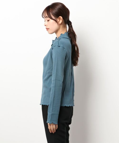 archives（アルシーヴ）の「アウトメロータートルネックＴ（Tシャツ/カットソー・レディース・チャコールグレー/ブラック/グリーン/オフホワイト/ブルー・MEDIUM）」の21枚目の写真