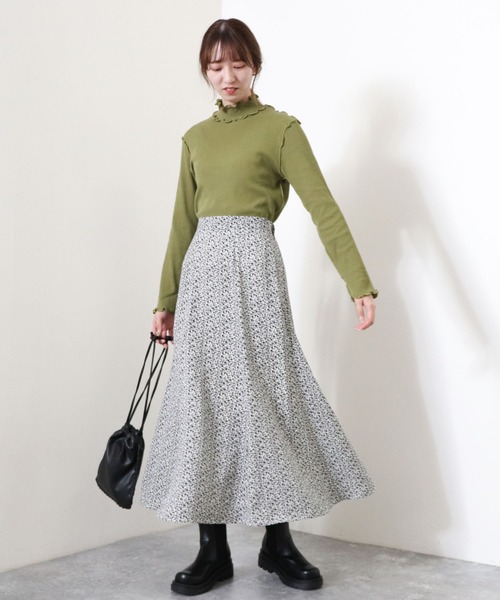 archives（アルシーヴ）の「アウトメロータートルネックＴ（Tシャツ/カットソー・レディース・チャコールグレー/ブラック/グリーン/オフホワイト/ブルー・MEDIUM）」の14枚目の写真