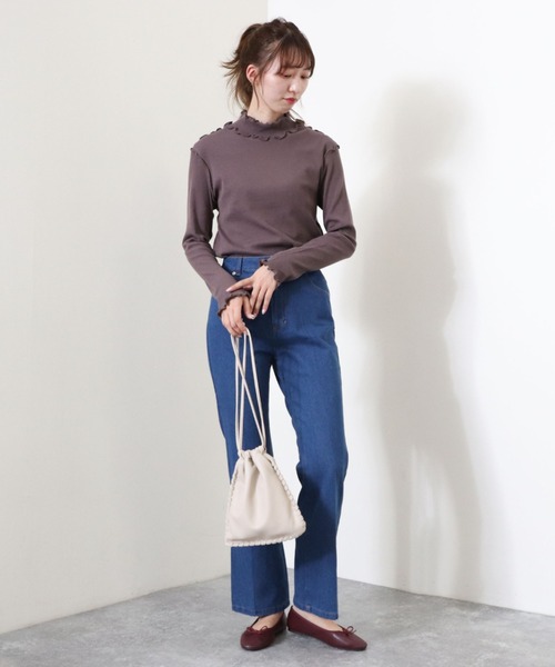 archives（アルシーヴ）の「アウトメロータートルネックＴ（Tシャツ/カットソー・レディース・チャコールグレー/ブラック/グリーン/オフホワイト/ブルー・MEDIUM）」の15枚目の写真