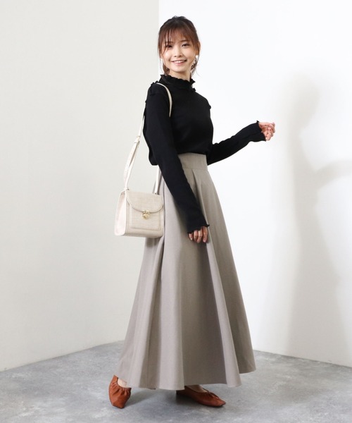 archives（アルシーヴ）の「アウトメロータートルネックＴ（Tシャツ/カットソー・レディース・チャコールグレー/ブラック/グリーン/オフホワイト/ブルー・MEDIUM）」の18枚目の写真