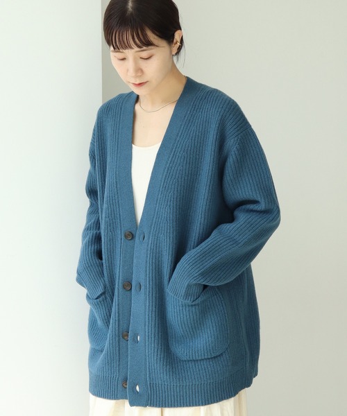 note et silence (ノートエシロンス)の「COLCHIS 5Gカーディガン(カーディガン/ボレロ・レディース・ブラック/ブラウン/グレー/ブルー・FREE)」の4枚目の写真