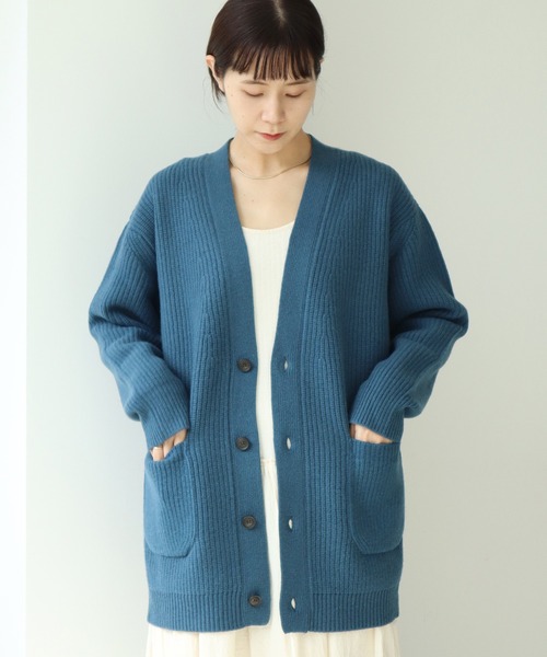 note et silence (ノートエシロンス)の「COLCHIS 5Gカーディガン(カーディガン/ボレロ・レディース・ブラック/ブラウン/グレー/ブルー・FREE)」の12枚目の写真
