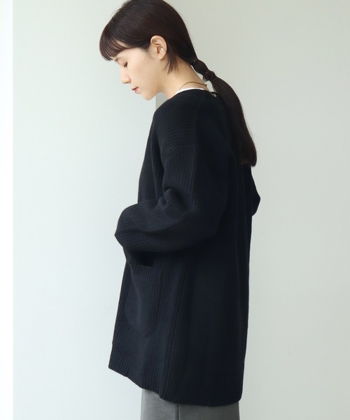 note et silence (ノートエシロンス)の「COLCHIS 5Gカーディガン(カーディガン/ボレロ・レディース・ブラック/ブラウン/グレー/ブルー・FREE)」の15枚目の写真