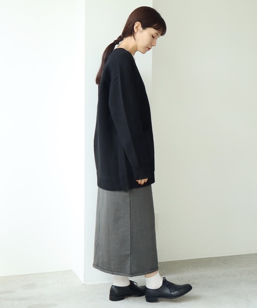 note et silence (ノートエシロンス)の「COLCHIS 5Gカーディガン(カーディガン/ボレロ・レディース・ブラック/ブラウン/グレー/ブルー・FREE)」の16枚目の写真