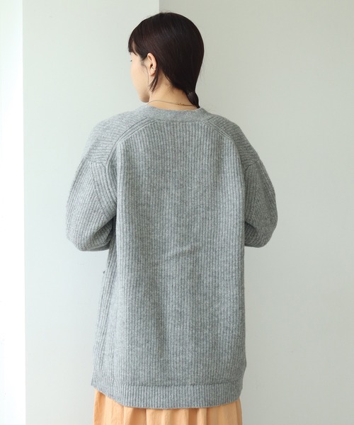 note et silence (ノートエシロンス)の「COLCHIS 5Gカーディガン(カーディガン/ボレロ・レディース・ブラック/ブラウン/グレー/ブルー・FREE)」の9枚目の写真