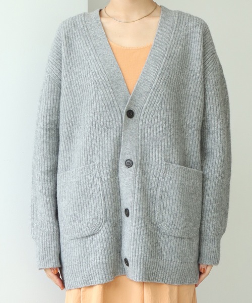 note et silence (ノートエシロンス)の「COLCHIS 5Gカーディガン(カーディガン/ボレロ・レディース・ブラック/ブラウン/グレー/ブルー・FREE)」の10枚目の写真